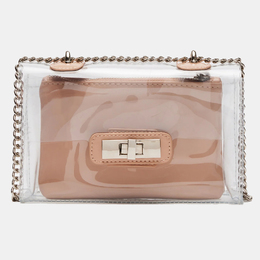 Женская сумка-клатч через плечо Steve Madden, прозрачный b07vcdt9vr | clear