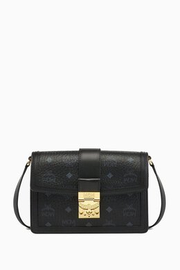 MCM Small Tracy Shoulder Bag in Visetos 216530700_13