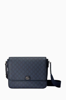 Gucci Ophidia Medium Messenger Bag in GG Supreme Tender Canvas 216624622_184