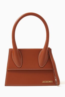 Jacquemus Le Grand Chiquito Tote Bag in Smooth Leather 215605060_848