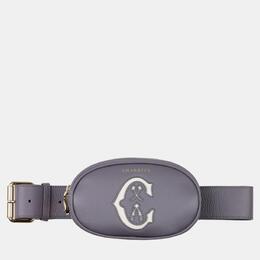 Charriol Storm Grey Leather MARIE OLGA Belt Bag 887062