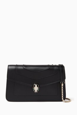 Bvlgari Serpenti Forever Flap-over Bag in Calfskin leather 215643053_13