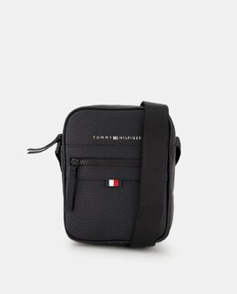 Миниатюрная черная сумка через плечо с передним карманом и логотипом Tommy Hilfiger, черный 8720117306209 | negro