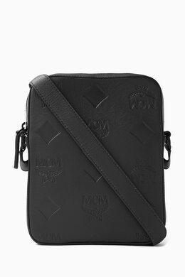 MCM Mini Klassik Maxi Monogram Crossbody Bag in Leather 216736660_13
