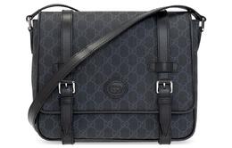 Мужская сумка через плечо Gucci с принтом, серый 658542-kgdhn-1000