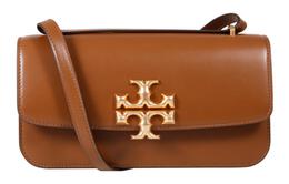 Сумка кросс-боди Tory Burch Eleanor с золотым логотипом, коричневый 89644-909