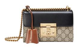 Женская сумка через плечо Gucci с замком и замком 409487-klqjg-9785