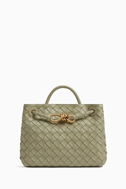 Bottega Veneta Small Andiamo Top-handle Bag in Intrecciato Leather 216673702_20