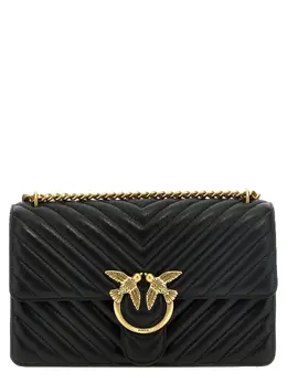 Pinko-Classic Love Bag One Borse A Tracolla Nero-Donna 47300426072404