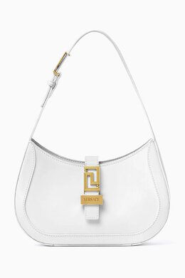 Versace Small Greca Goddess Hobo Bag in Polished Leather 216843173_26