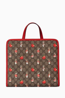 Peter Rabbit x Gucci Tote Bag in GG Supreme Canvas 216719929_195