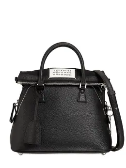 Maison Margiela Mini 5ac Grained Leather Top Handle Bag 74im79021-vdgwmtm1