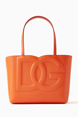 Dolce & Gabbana Small DG-embossed Logo Tote Bag in Calfskin 215389143_22