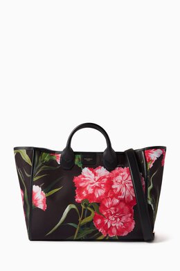 Dolce & Gabbana Medium Floral-print Tote Bag in Nylon 216772301_23
