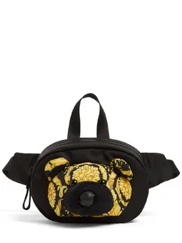 Versace Bear Baroque Print Nylon Belt Bag 77i1cq026-nuiwmda1