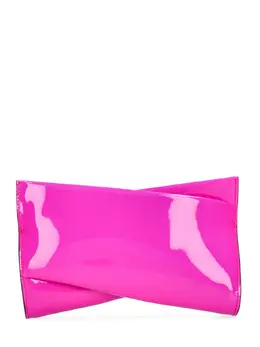 Christian Louboutin Small Loubitwist Suede & Metal Clutch 78i0go027-udgxmw2