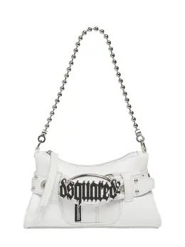 Dsquared2 Gothic Logo Belted Leather Clutch 79ia0y011-mta2mg2