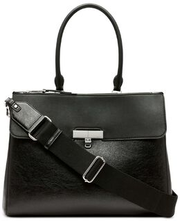 Сумка-трансформер с тремя отделениями Becky Turnlock Calvin Klein 14953008 | black/silver