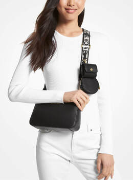 Сумка-кроссбоди Michael Kors Jet Set Saffiano Leather With Case For Apple Airpods Pro, черный 35s3gtvc5t | black