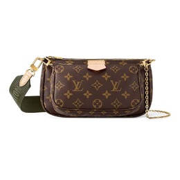 Сумка Louis Vuitton Multi Pochette Accessoires Monogram, коричневый/хаки m44813 | monogram khaki