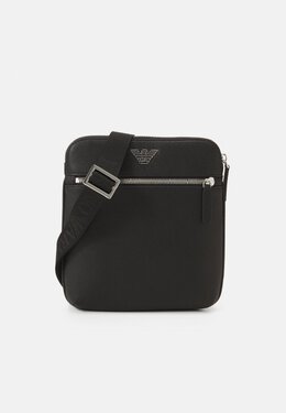 Сумка через плечо мужская Emporio Armani с внешним карманом, черный ea854h01n-q11 | black