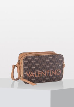 Сумка женская через плечо Valentino с фирменным принтом, коричневый 5va51h0c2-o11 | brown