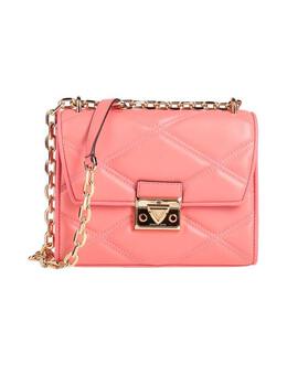 Сумка через плечо Michael Kors стеганая на цепочке, лососево-розовый 45734161rk | salmon pink