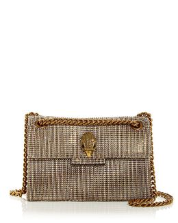 Миниатюрная сумка через плечо Kensington с украшением Kurt Geiger LONDON 4394442 | dark beige