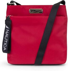 Сумка кросс-боди Nautica Diver Nylon Small Purse with Adjustable Shoulder Strap, красный b07td9ply4 | red