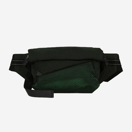Bottega Veneta Khaki Textile and Leather Belt Bag yes
