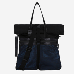 Bottega Veneta Black And Blue Nylon Tote yes