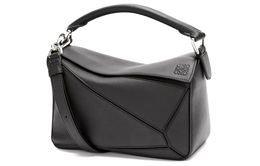 Сумка-пазл Loewe из классической телячьей кожи, маленькая черная 32230s21-1100