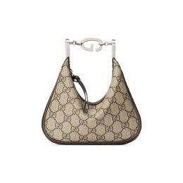 Мини-сумка Gucci Attache, Бежевый/Черное дерево 746003 fabz1 8345 | beige/ebony