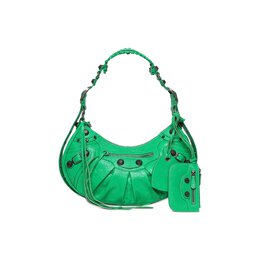 Маленькая сумка через плечо Balenciaga Le Cagole, Яркий зеленый 671307 1vg9y 3809 | vivid green