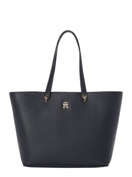 Сумка-шоппер Tommy Hilfiger из экокожи с монограммой, ночной синий 9597507 | night blue
