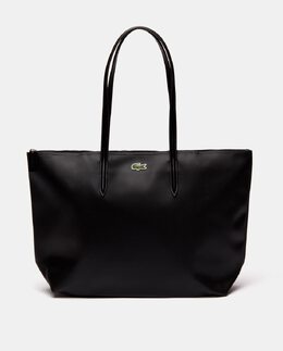 Большая черная сумка для покупок Lacoste с логотипом Lacoste, черный 3614036326828 | negro