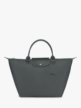 Longchamp Le Pliage Сумка среднего размера из переработанной ткани с верхней ручкой, графитовый 41700764 | graphite