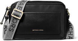 Большая сумка через плечо Jet Set East/West с ремешком из ткани Michael Kors, черный 9931184 | black