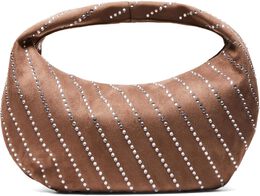 Сумка Steve Madden Bcindi Faux Suede Rhinestone Hobo, серо-коричневый 9935202 | taupe