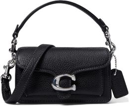 Сумка Polished Pebble Leather Tabby 12 Coach, черный 9936464 | black