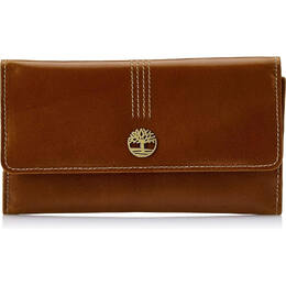 Кожаный кошелек-клатч Timberland RFID Flap Organizer, рыже-коричневый b07t1dhpb5 | cognac (buff apache)