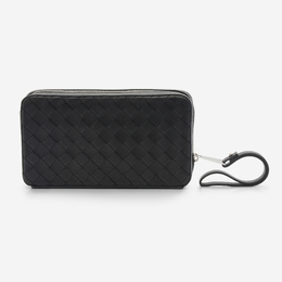 Bottega Veneta Black Leather Clutch yes