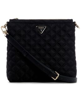 Стеганая сумка через плечо Jaxi Tourist Guess, черный 12423780 | black