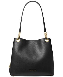 Большая кожаная сумка-тоут Kensington Michael Kors, черный 16628773 | black