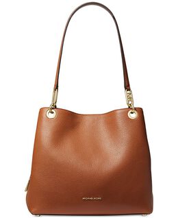 Большая кожаная сумка-тоут Kensington Michael Kors, коричневый 16628773 | luggage