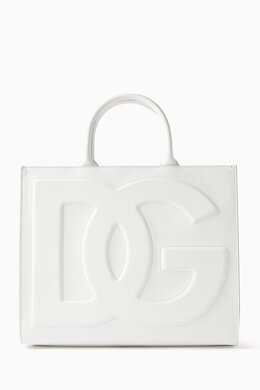 Dolce & Gabbana Medium DG Daily Shopper Tote Bag in Calfskin Leather 215789058_26