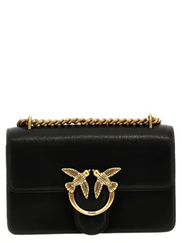 Pinko-Mini Love Bag One Simply Borse A Tracolla Nero-Donna 47420627943764