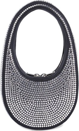 Сумка Coperni Crystal Embellished Mini Swipe Bag Black Crystal, черный copba01bis455 blac | black