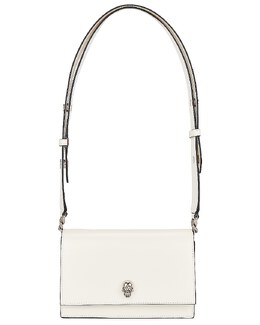 Маленькая сумка с черепом Alexander McQueen, цвет Soft Ivory amcq-wy149 | soft ivory
