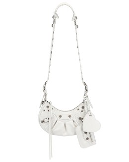 Сумка-хобо Balenciaga XS Le Cagole Shoulder, цвет Optic White balf-wy789 | optic white